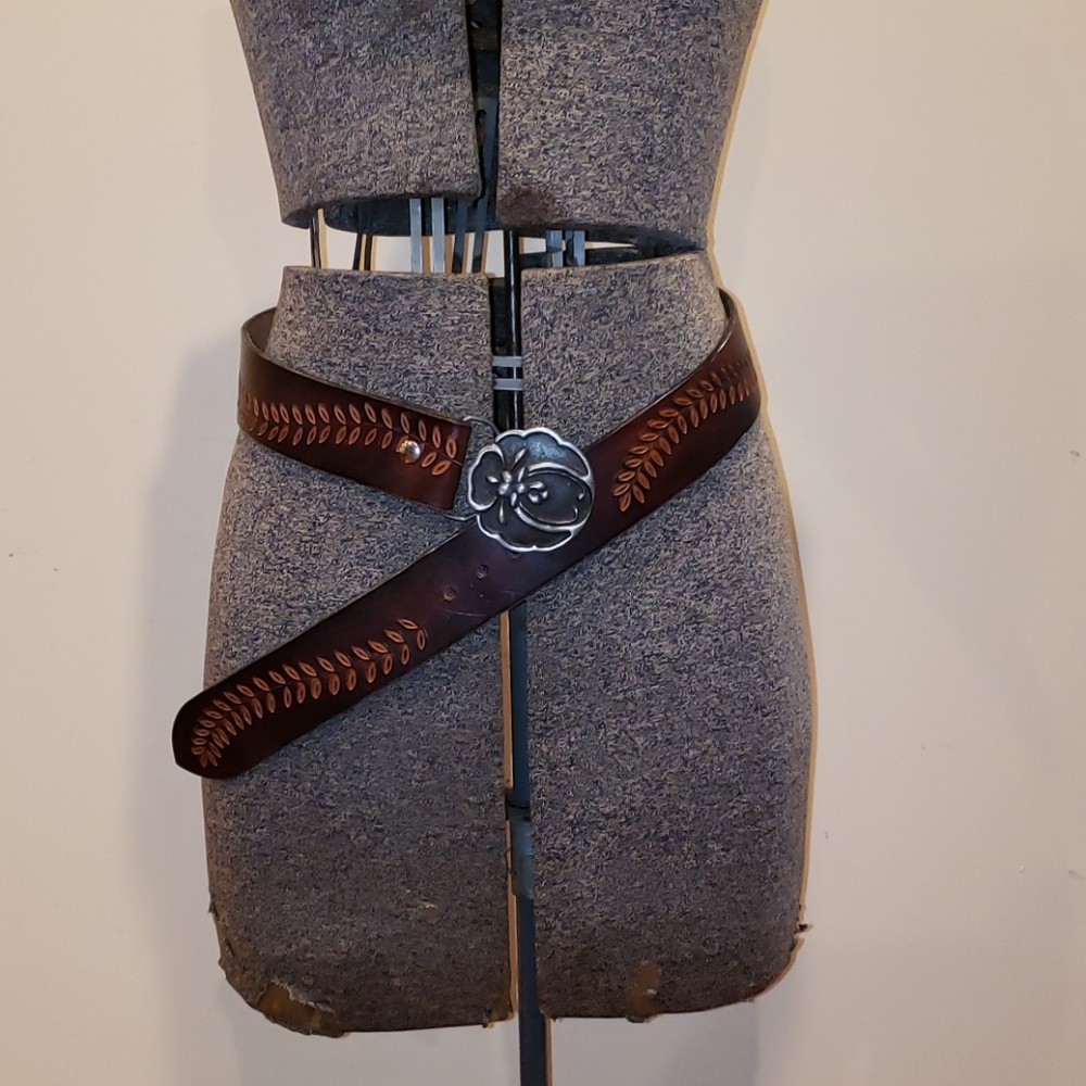 Leather Belt By Indian Metal Craft